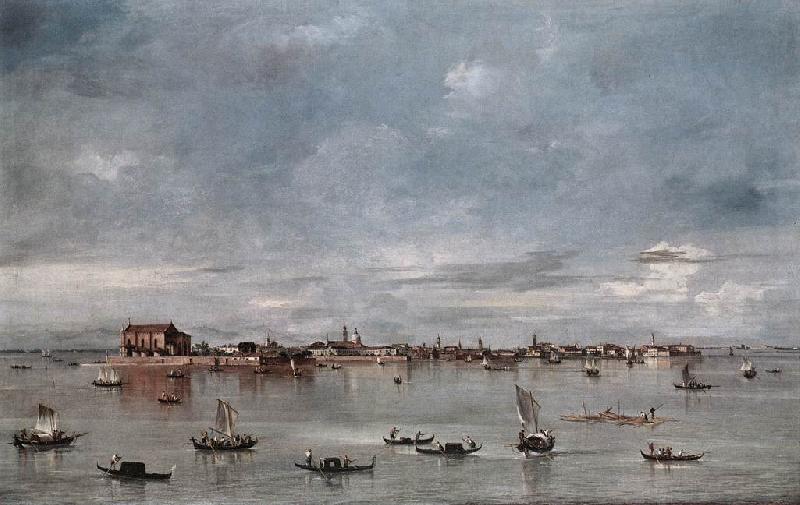 GUARDI, Francesco San Cristoforo, San Michele and Murano, Seen from the Fondamenta Nuove sh